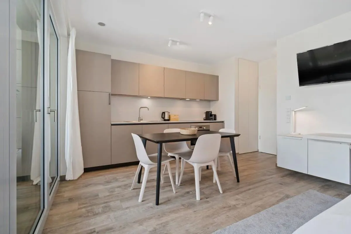 Modern Studio With Balcony In Luxembourg Apartment