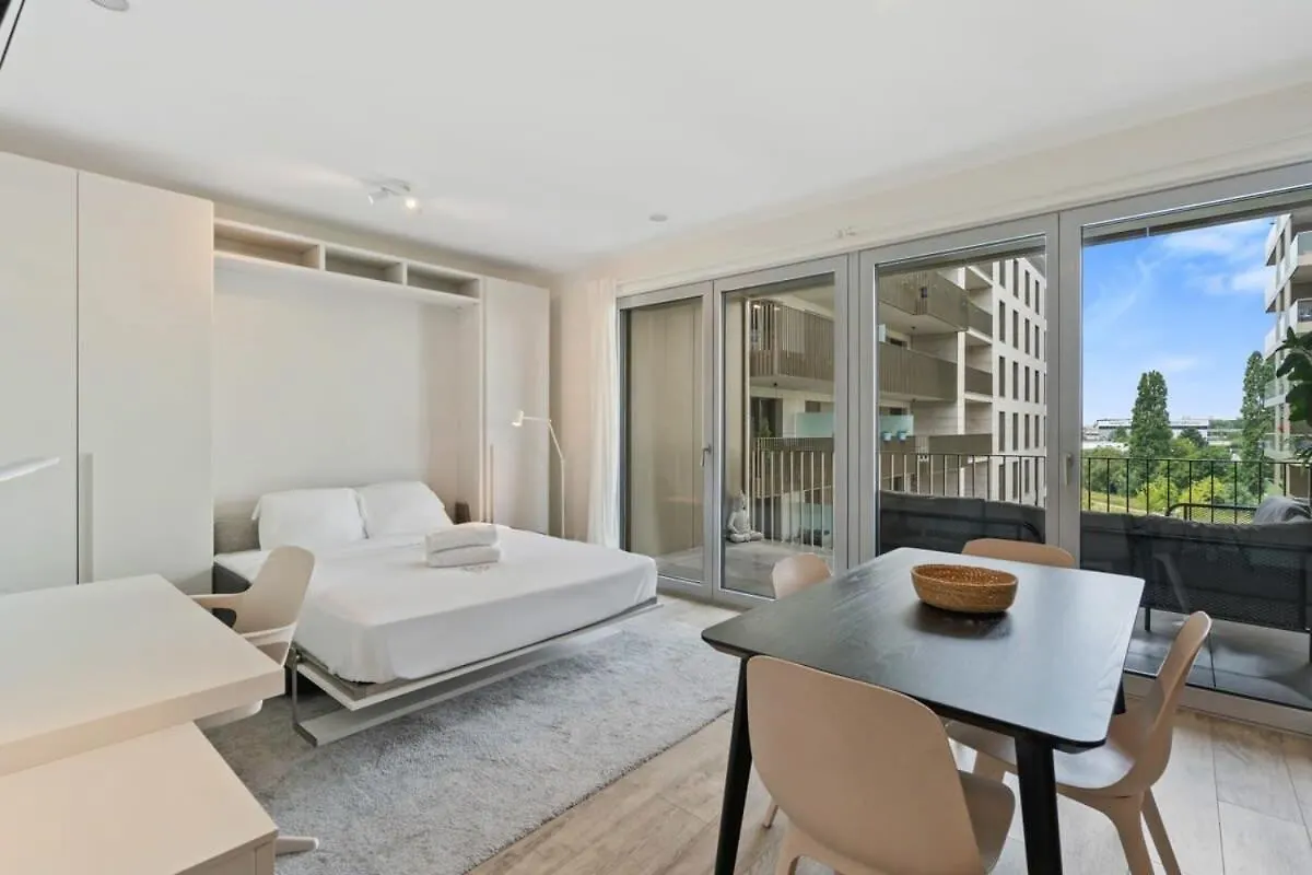 Modern Studio With Balcony In Luxembourg location