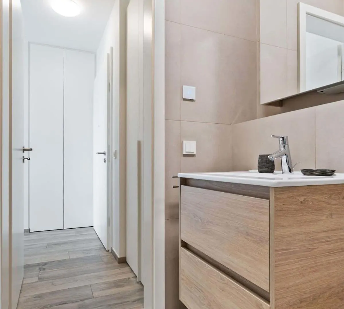 Modern Studio With Balcony In Luxembourg Apartment